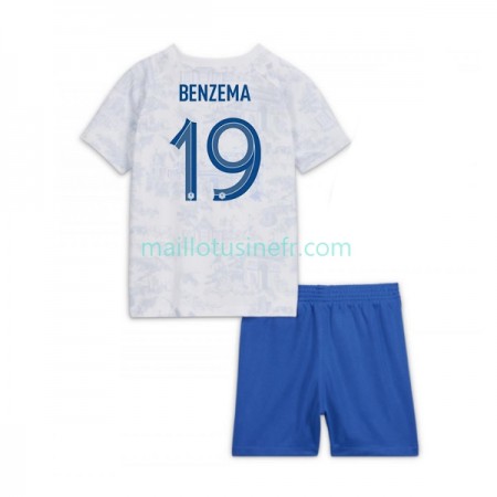 Maillot de Foot France Benzema 19 Extérieur Coupe du monde 2022 - Enfant Maillot de Foot France Benzema 19 Extérieur Coupe du monde 2022 - Enfant